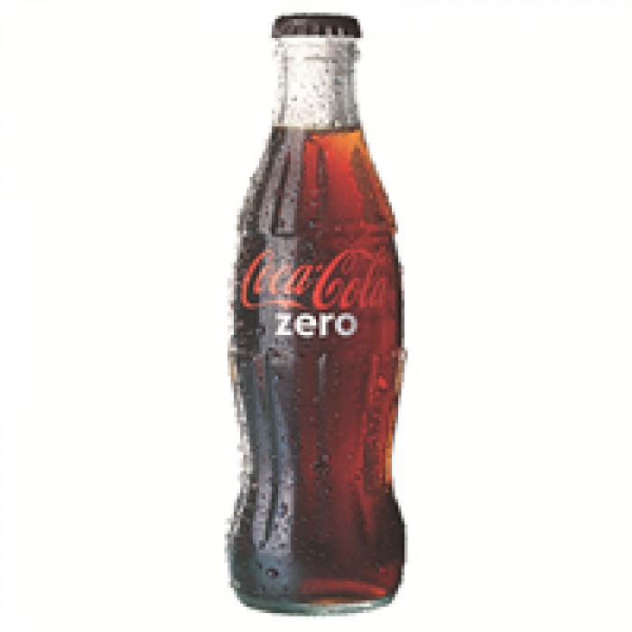 Coca Cola Zero Cam Şişe 250 ml 24 Adet